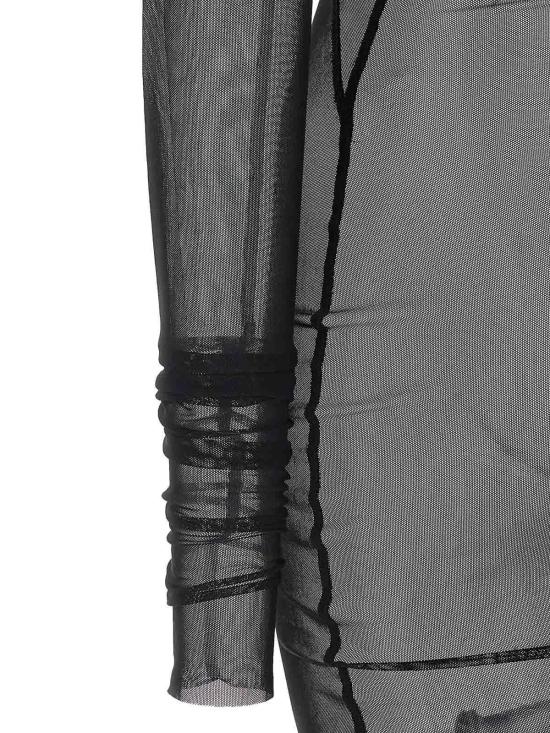 26SS 릭 오웬스 롱 원피스 RO01F6589TUS09 Black - RICK OWENS