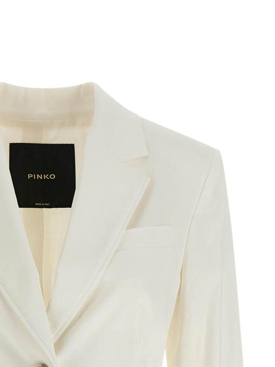 26SS 핑코 수트 자켓 106643A34IZ05 White - PINKO