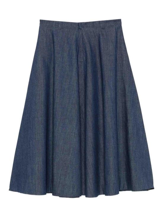 26SS 인코텍스 미디 스커트 101956D6602820 Blue - INCOTEX