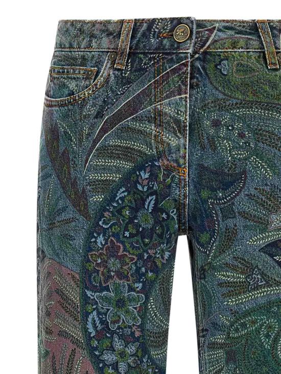26SS 에트로 플레어 팬츠 WRNB0026AKI31S9882 Blue - ETRO