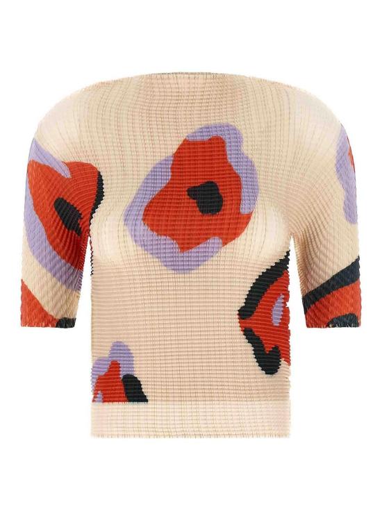 26SS 이세이 미야케 반팔 티셔츠 IM66FJ69746 Beige