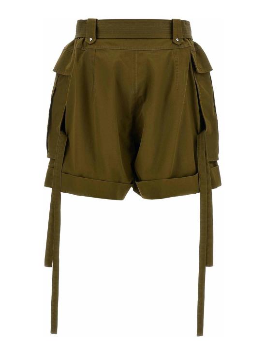 26SS 알렉산더 맥퀸 숏팬츠 868654QZAQZ3004 Green - ALEXANDER MCQUEEN