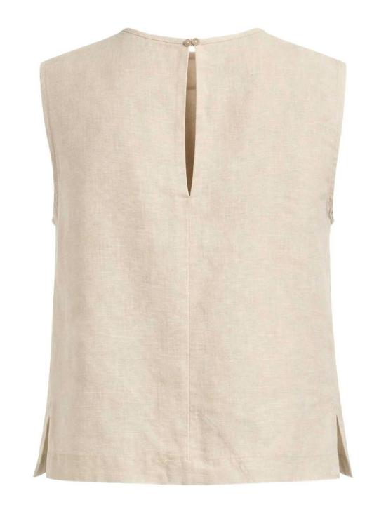 26SS 글랜민소매 티셔츠 민소매 티셔츠 5S1023L9487400 Beige - GLANSHIRT