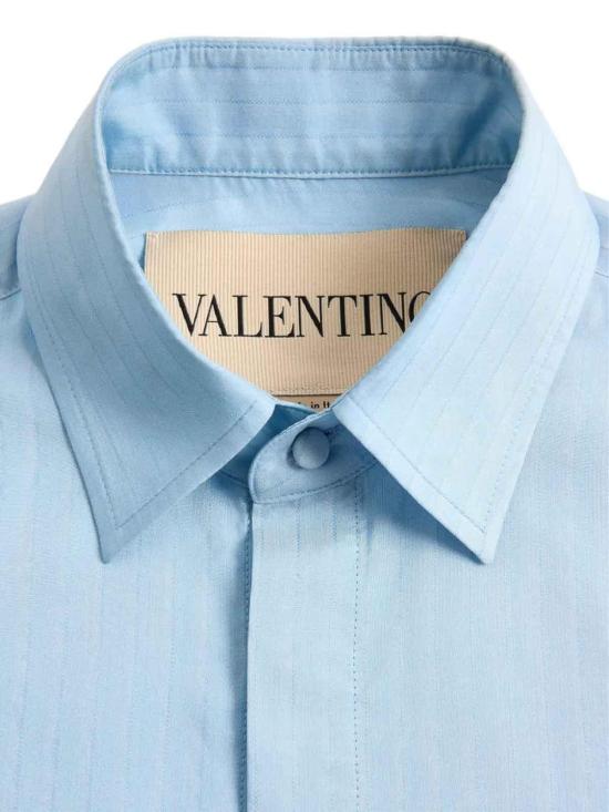 26SS 발렌티노 가라바니 긴팔 셔츠 8V0ABT35BFW56Y Blue - VALENTINO GARAVANI