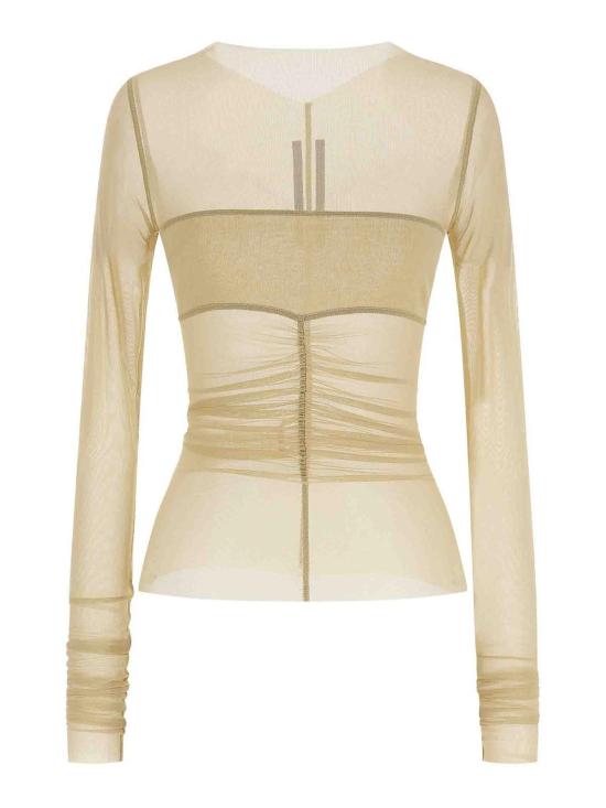 26SS 릭 오웬스 긴팔 티셔츠 RO01F6274TUSRJA138 Beige