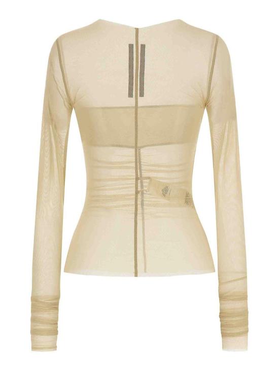 26SS 릭 오웬스 긴팔 티셔츠 RO01F6274TUSRJA138 Beige - RICK OWENS