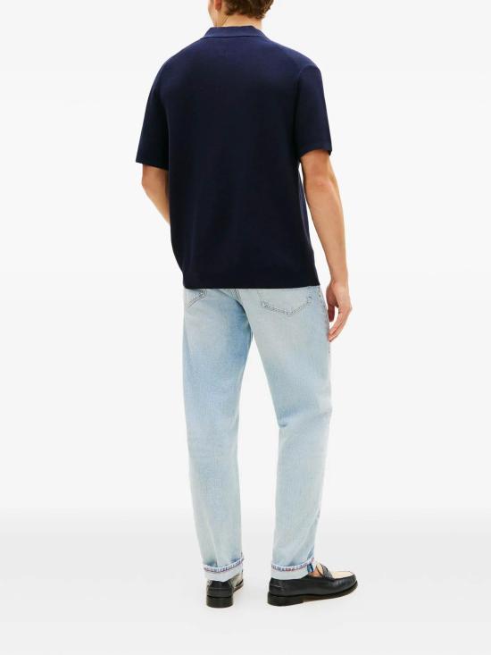 26SS 타미힐피거 폴로 티셔츠 MW0MW42795DW5 Blue - TOMMY HILFIGER