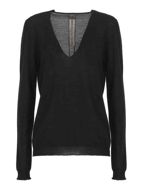 26SS 릭 오웬스 긴팔 티셔츠 RP01F6623WS09 Black