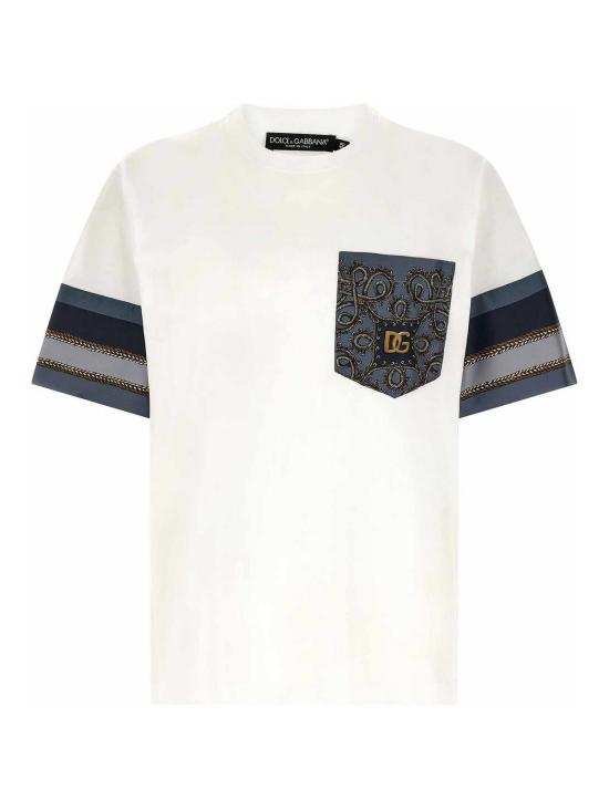 26SS 돌체앤가바나 반팔 티셔츠 G8SB2TG7PZKW0800 White