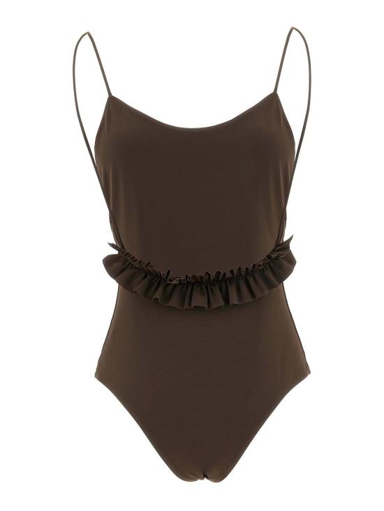 26SS 자크뮈스 카바나 러플 원피스 수영복 수영복 26EOPW00050AW00096850 Brown - JACQUEMUS