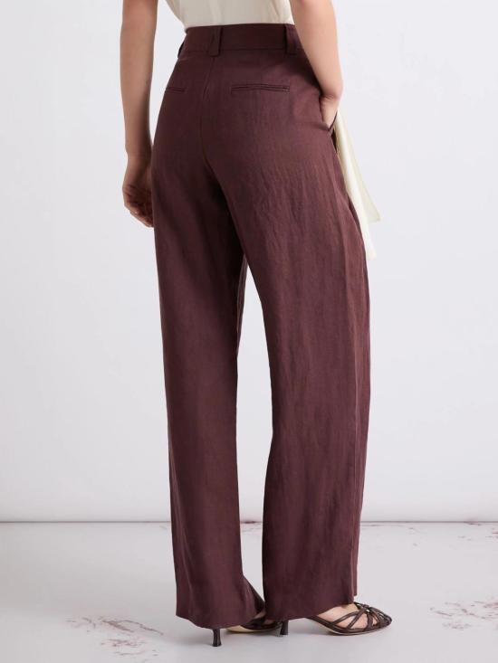 26SS 마렐라 스트레이트 팬츠 261313E20 Brown - MARELLA