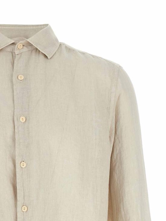 26SS 세인트바쓰 긴팔 셔츠 PAMPLONALINEN10HGRAIN Beige - MC2 SAINT BARTH