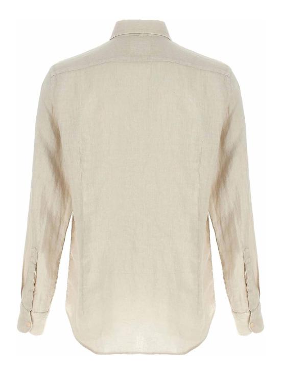 26SS 세인트바쓰 긴팔 셔츠 PAMPLONALINEN10HGRAIN Beige - MC2 SAINT BARTH
