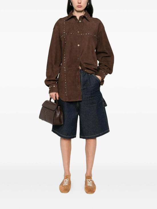 26SS 모스키노 셔츠 370205720102 Brown - MOSCHINO