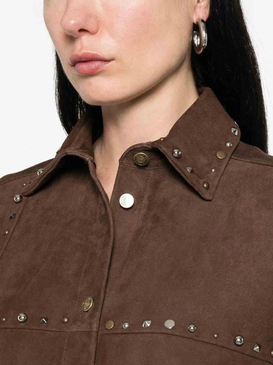 26SS 모스키노 셔츠 370205720102 Brown - MOSCHINO