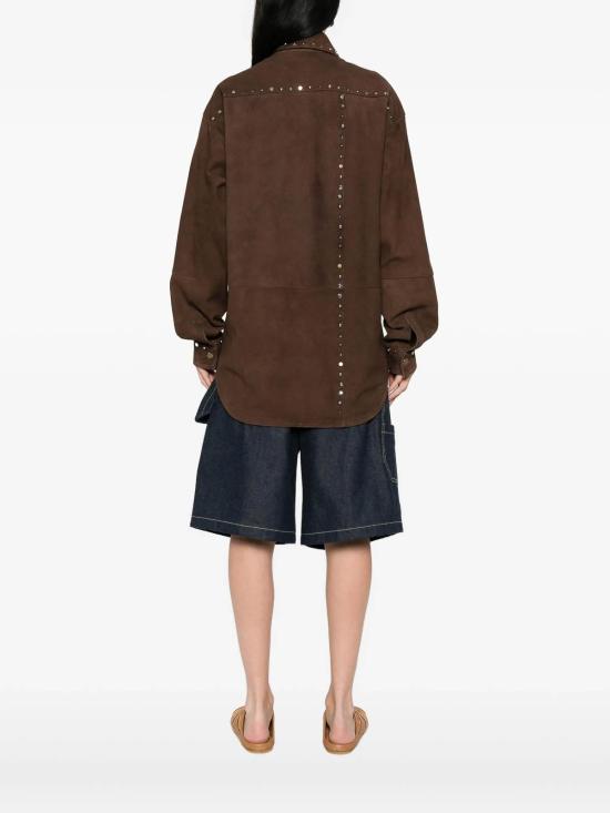 26SS 모스키노 셔츠 370205720102 Brown - MOSCHINO