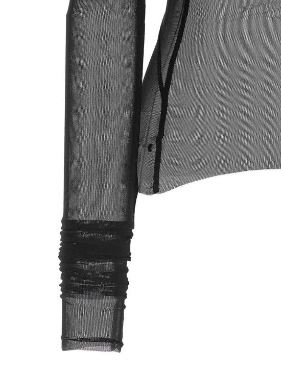 26SS 릭 오웬스 긴팔 티셔츠 RO01F6277TUS09 Black - RICK OWENS