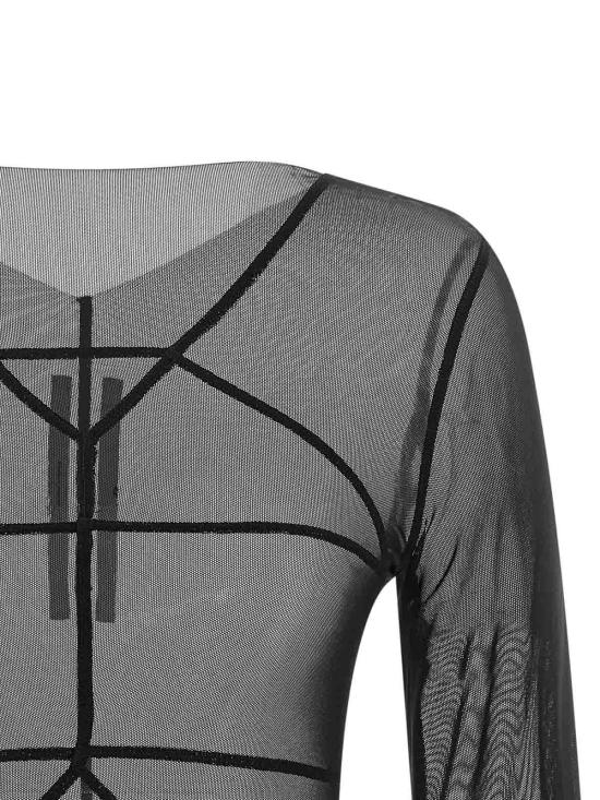 26SS 릭 오웬스 긴팔 티셔츠 RO01F6277TUS09 Black - RICK OWENS