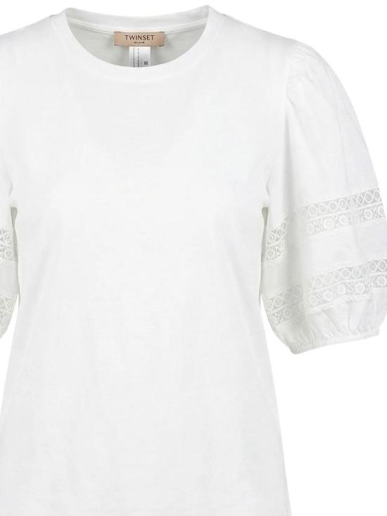 26SS 트윈셋 반팔 티셔츠 261TT226000001 White - TWINSET