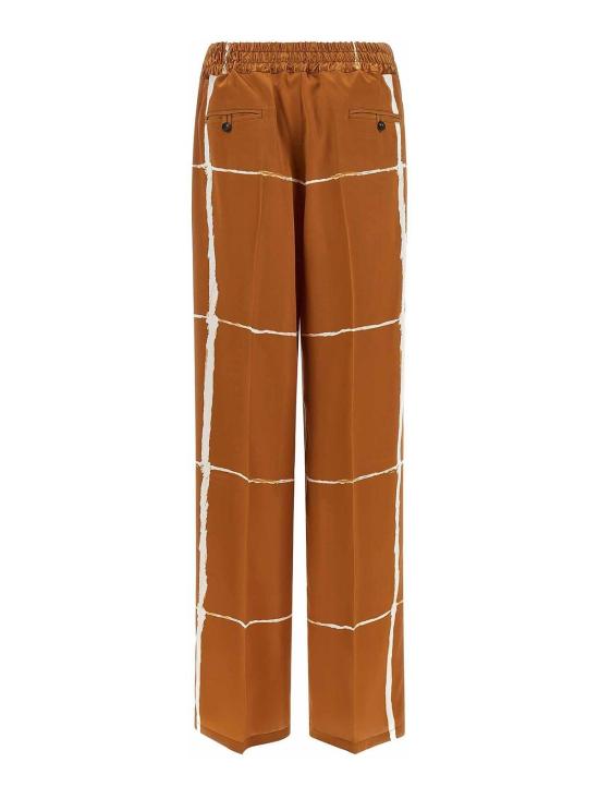 26SS 키톤 스트레이트 팬츠 D48122K0873G07004 Brown - KITON
