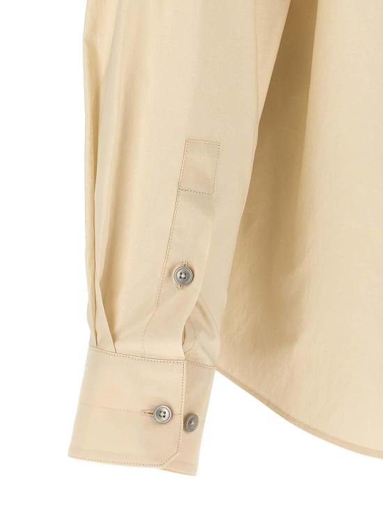 26SS 르메르 긴팔 셔츠 SH1236LF1500WH048 Beige - LEMAIRE