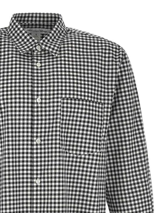 26SS 꼼데가르송 긴팔 셔츠 FZB010PER1 Black - COMME DES GARCONS