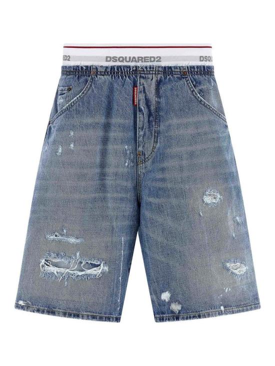 26SS 디스퀘어드2 데님 숏팬츠 S71MU0886D30038470 Blue