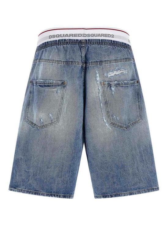 26SS 디스퀘어드2 데님 숏팬츠 S71MU0886D30038470 Blue - DSQUARED2