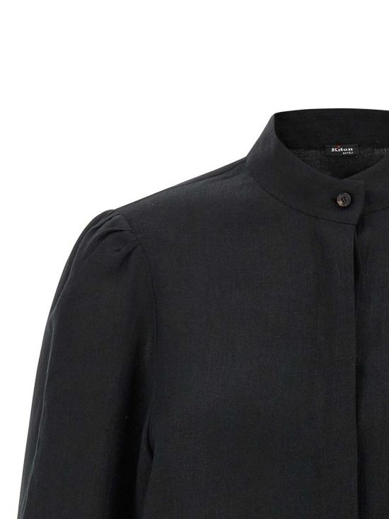 26SS 키톤 셔츠 D61425H0969003002 Black - KITON