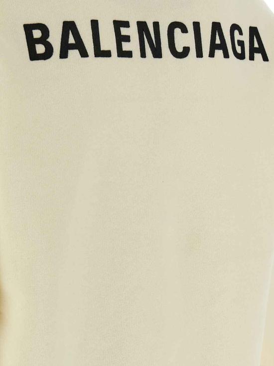 26SS 발렌시아가 후드 티셔츠 851238TTVJ29020 Beige - BALENCIAGA
