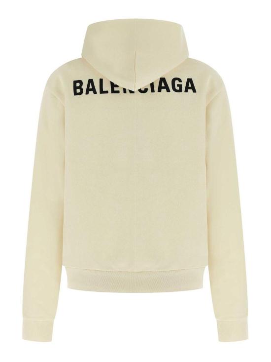 26SS 발렌시아가 후드 티셔츠 851238TTVJ29020 Beige - BALENCIAGA