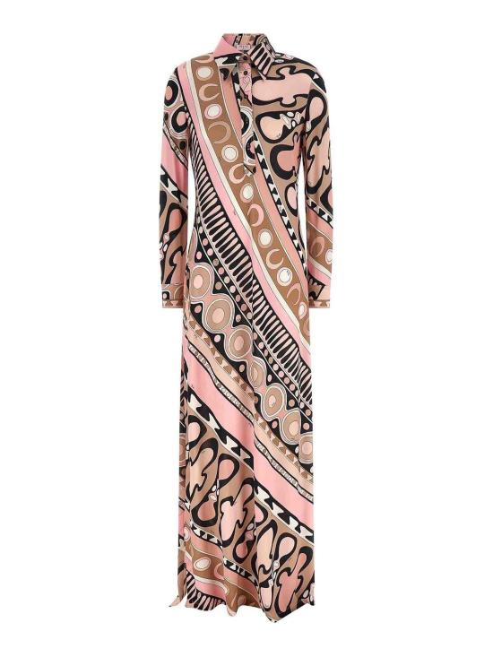 26SS 에밀리오푸치 롱 원피스 6HJI656H887063 Nude Neutrals