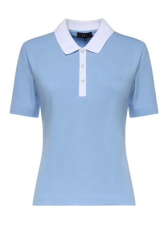 26SS 페이 폴로 티셔츠 NPWB252650STDWU600 Light Blue