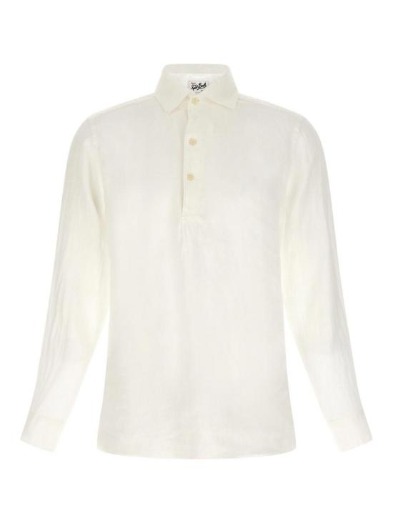 26SS 세인트바쓰 폴로 티셔츠 RAPHAELPOLOLONGLINEN01WHITE White