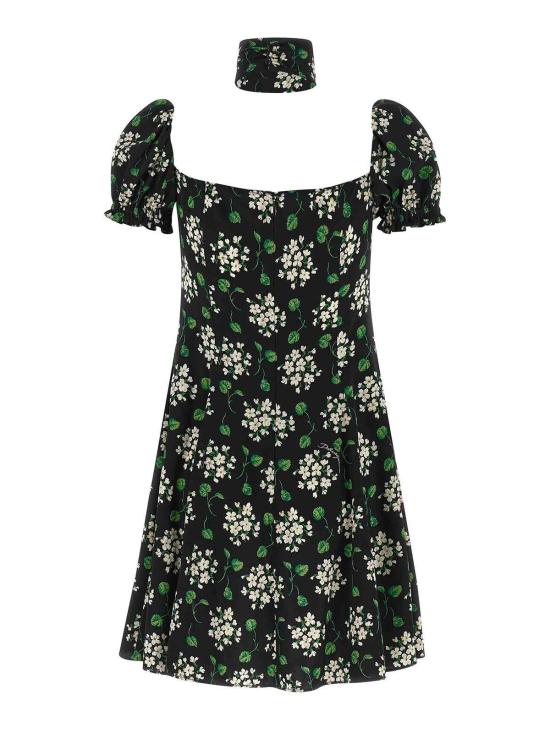 26SS 돌체앤가바나 미디 원피스 F659HTFSA85HX6BX Black - DOLCE & GABBANA