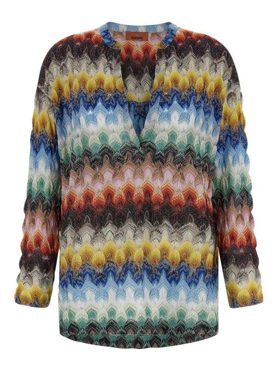 26SS 미소니 긴팔 티셔츠 DS26SJ01BR015JSMSNV Multicolour