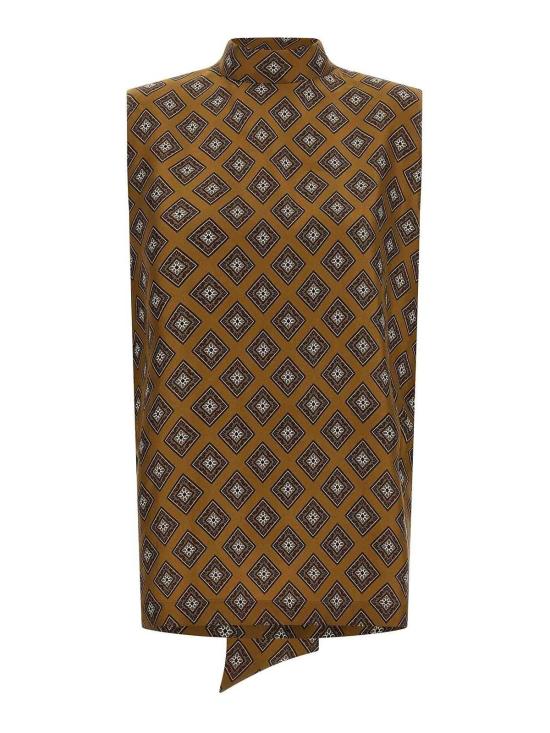26SS 알베르토비아니 민소매 티셔츠 NN838SE320217 Brown