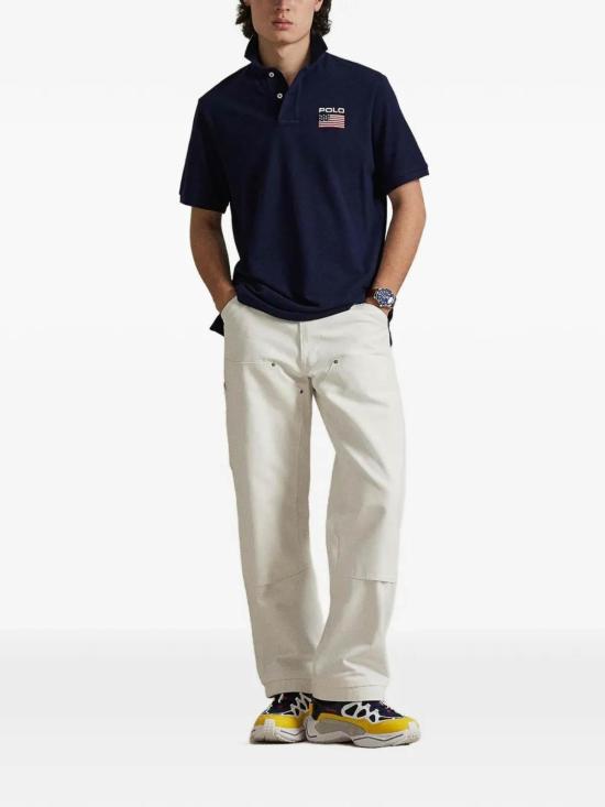 26SS 폴로 랄프로렌 폴로 티셔츠 710P05438002 Dark Blue - POLO RALPH LAUREN