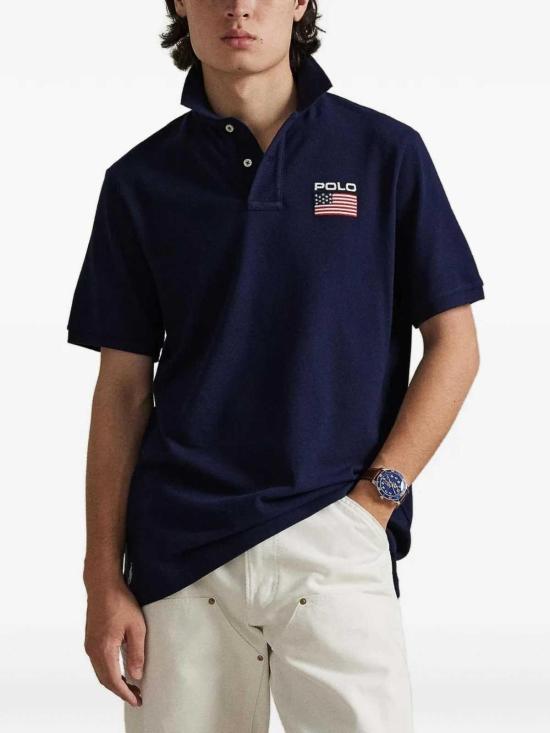 26SS 폴로 랄프로렌 폴로 티셔츠 710P05438002 Dark Blue - POLO RALPH LAUREN