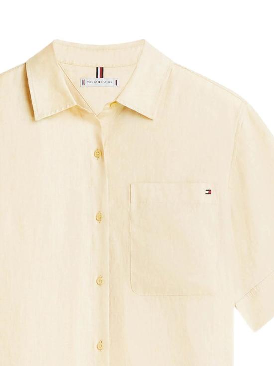 26SS 타미힐피거 셔츠 WW0WW48925ACR Light Beige - TOMMY HILFIGER
