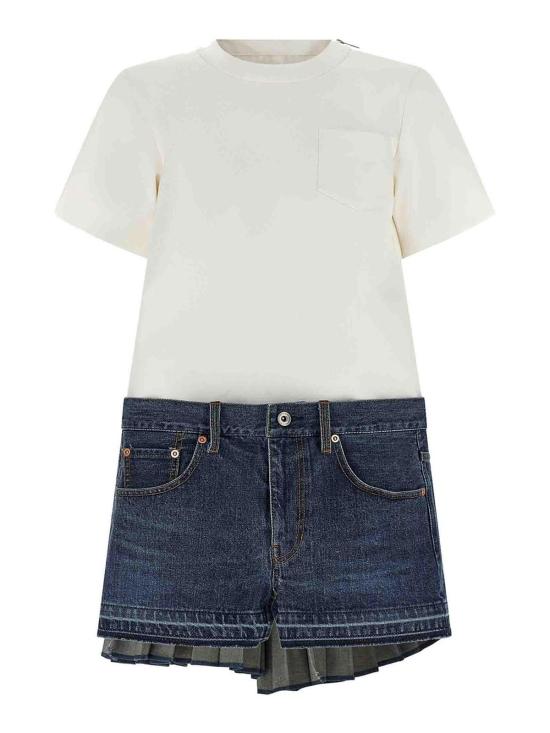26SS 사카이 숏 원피스 2608462160 Multicolour
