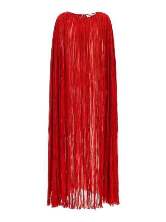 26SS 페데리카 보니파치 롱 스커트 DR039RED Red