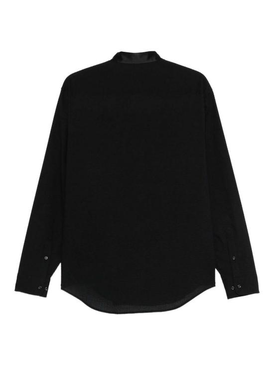 26SS 조르지오 아르마니 긴팔 셔츠 GM003578TE11186UC001 Black - GIORGIO ARMANI