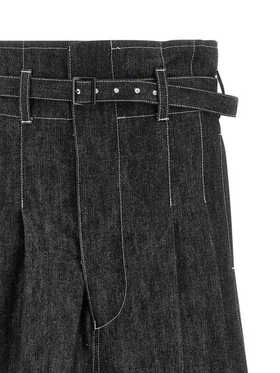 26SS 와타나베 준야 플레어 팬츠 JQP0081 Black - JUNYA WATANABE