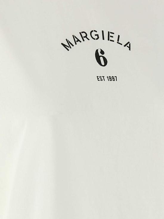26SS MM6 메종마르지엘라 반팔 티셔츠 S62GD0216M20048101 White - MM6 MAISON MARGIELA