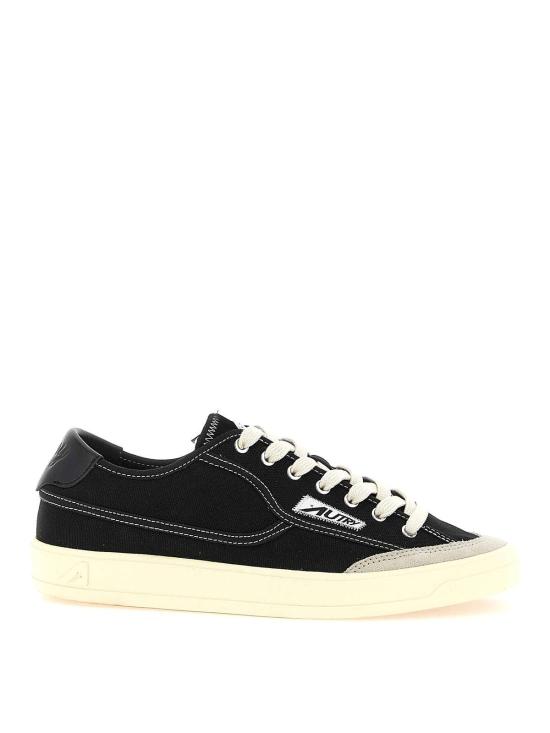 26SS 오트리 WINDSCAPE 로우 스니커즈 캔버스 SCLMCU01 Black