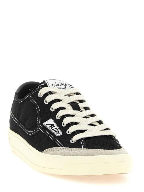 26SS 오트리 WINDSCAPE 로우 스니커즈 캔버스 SCLMCU01 Black - AUTRY