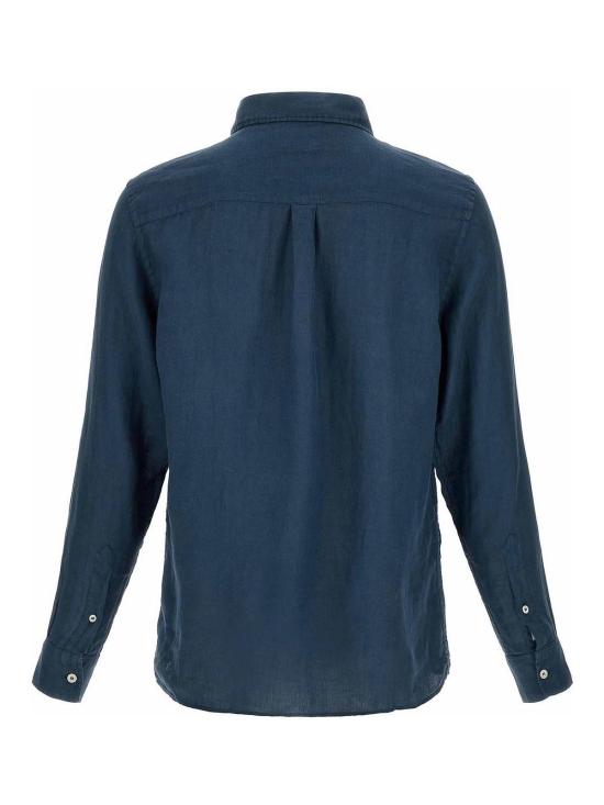 26SS 세인트바쓰 폴로 티셔츠 RAPHAELPOLOLONGLINEN61BLUENAVY Blue - MC2 SAINT BARTH