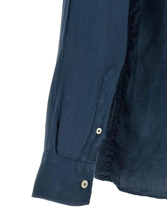 26SS 세인트바쓰 폴로 티셔츠 RAPHAELPOLOLONGLINEN61BLUENAVY Blue - MC2 SAINT BARTH