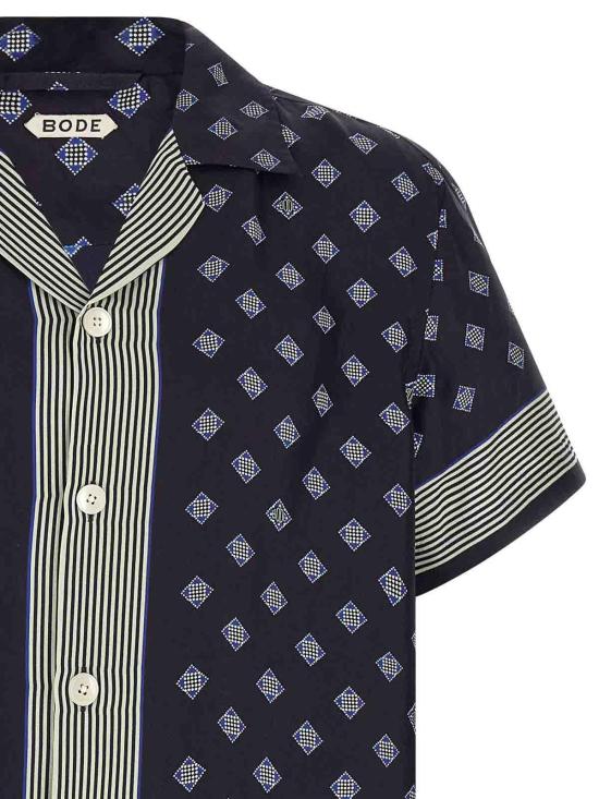 26SS 보디 반팔 셔츠 MRS26SH009NAVYBLUE Blue - BODE
